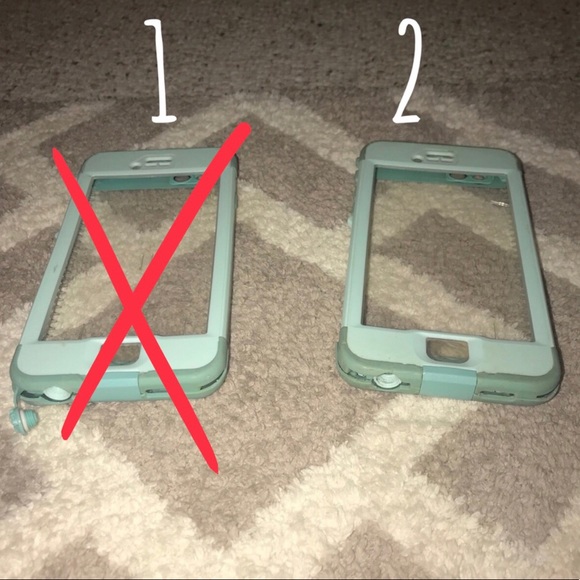 Teal Nuud Lifeproof Case 6/6s: ONE LEFT - Picture 5 of 7